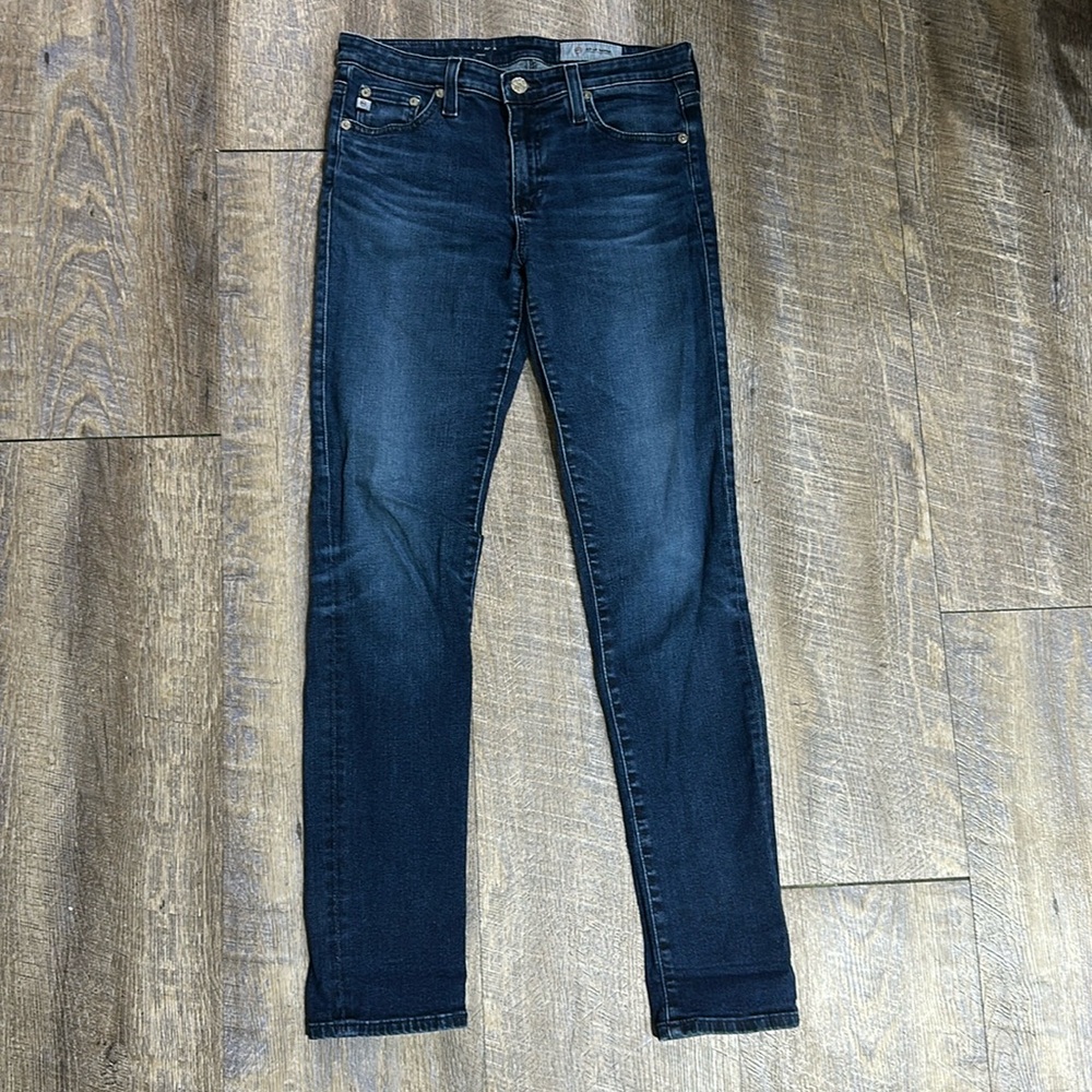AG Straight Leg Blue Jeans